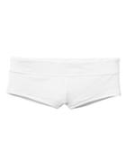 Athleta Womens Shirred Dolphin Short Size L - Bright White