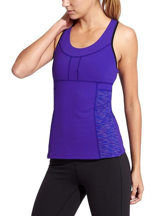 Athleta Womens Space Dye Pr Tank 2 Vibrant Cobalt Size Xxs