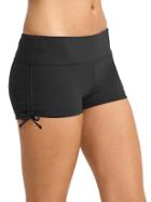 Athleta Womens Scrunch Short Size S - Black/black