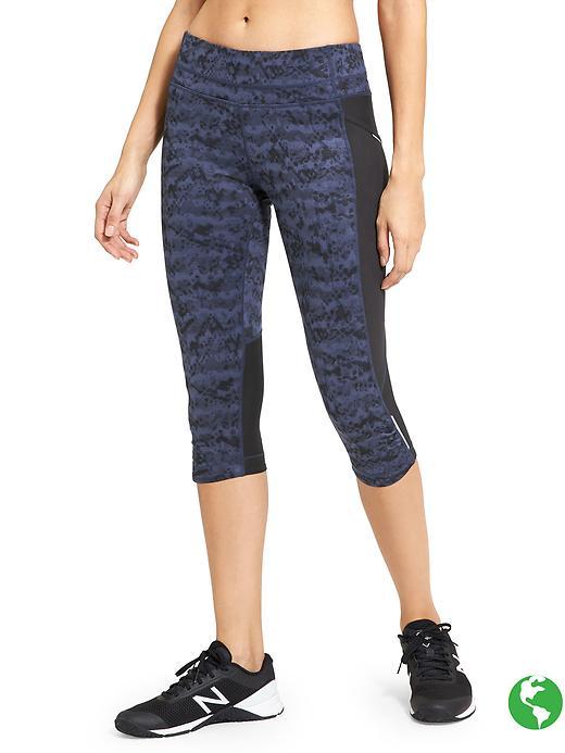 Athleta Womens Dapple Be Free Knicker Size L - Deep Indigo
