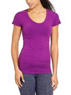 Athleta Womens Pure Tee Size L - Crushed Grapes