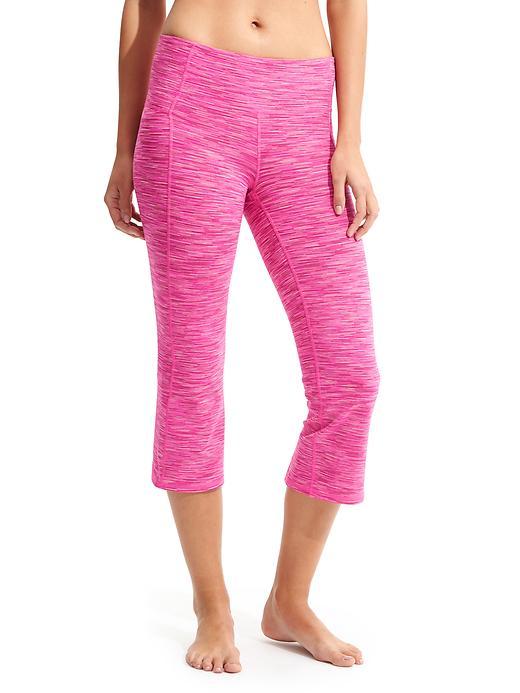 Athleta Womens Energy Power Up Capri Size L - Brilliant Magenta