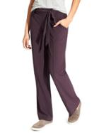 Athleta Womens Destination Wide Leg Pant Size 0 - Wild Raisin