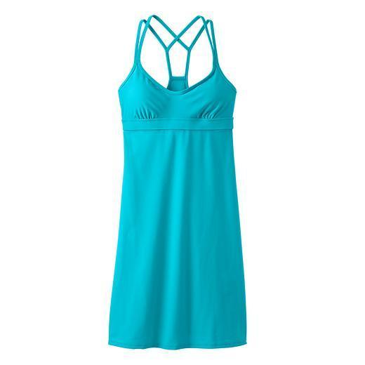 Athleta Coastline Swim Dress - Bora Bora Blue