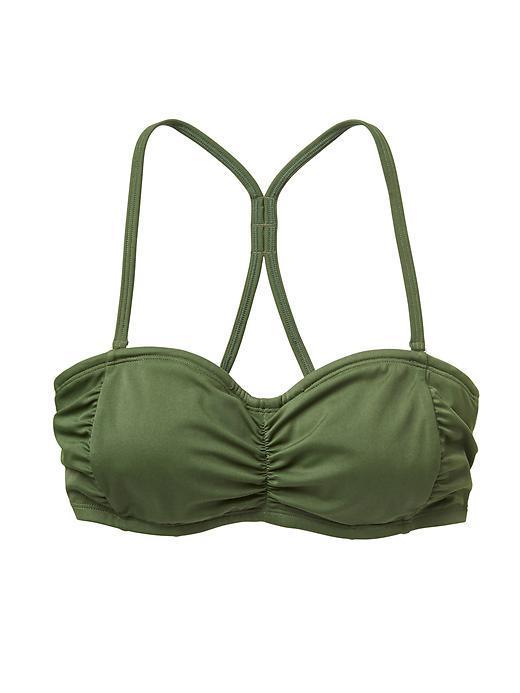 Athleta Womens Bandeau Bikini Size 32b/c - Spire Green