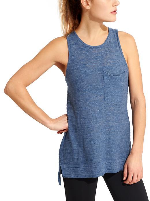 Athleta Womens Maven Pocket Tank Size L - Peacock Blue