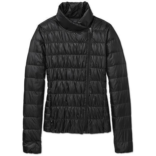 Athleta Downalicious Jacket - Black/flint Grey