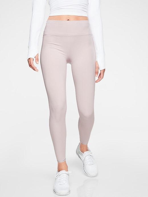 Athleta Womens Run Free 7/8 Tight Dark Soft Lilac Size Xl