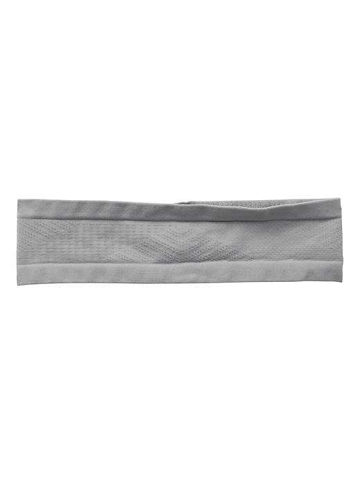 Athleta Womens Mixed Mesh Headband Silver Grey Size One Size