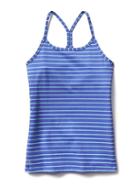 Athleta Stripe Next Level Tank Size L/12 - Periwinkle Plus