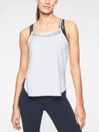 Athleta Womens Strappy Back Chi Tank Bright White Size S