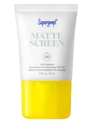 Matte Sunscreen Spf 40 By Supergoop