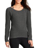 Athleta Womens Huntly Sweater Size Xl - Charcoal Heather