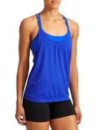 Athleta Womens Mesh Energize Tank Size M - Capri Blue