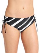 Athleta Womens Belize Stripe Full Tide Bottom Size M - Black