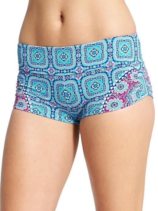 Athleta Womens Fiji Shirred Short Size L - Dress Blue