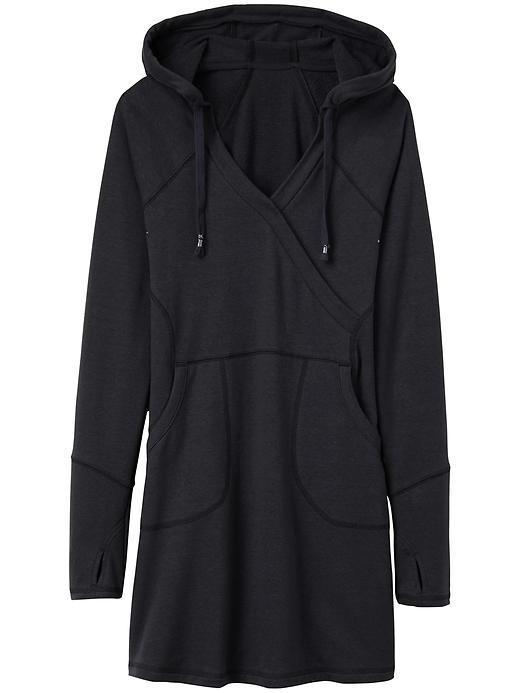 Athleta Womens Unwind Sweatshirt Dress Size M - Black