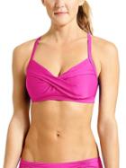 Athleta Womens Twister Bikini Size 32d/dd - Electric Fuchsia