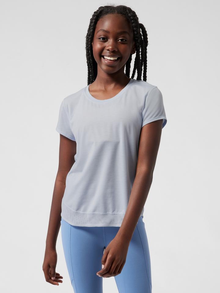 Athleta Girl On The Move Mesh Tee