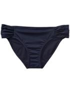 Athleta Womens Shirred Bottom Size L - Dress Blue