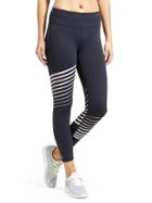 Athleta Womens Reflective Detail Sonar 7/8 Tight Size L Tall - Navy