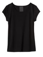 Athleta Womens Airy Essence Tee Size L Tall - Black