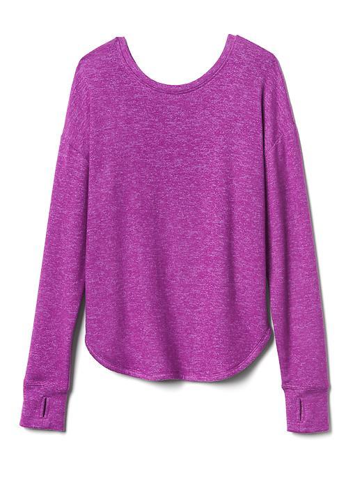 Athleta Womens Peek Dance Top Size L/12 - Fuchsia Shock Heather