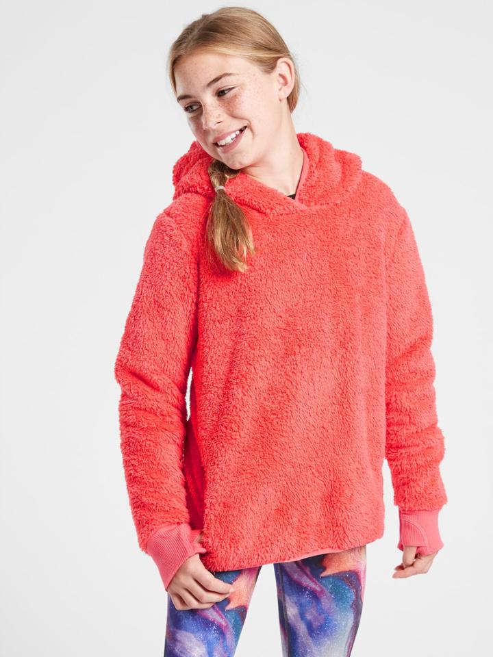 Athleta Girl So Snug Sherpa Hoodie