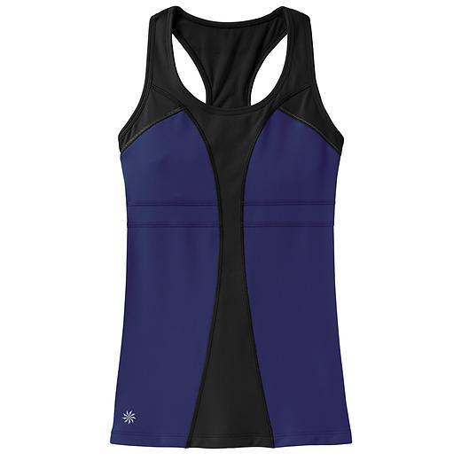 Athleta Turbocharge Tank - Amalfi Blue/black