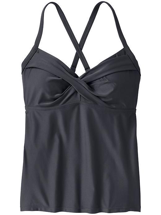 Athleta Womens Twister Tankini Size 32b/c Tall - Asphalt
