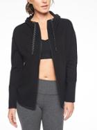 Athleta Womens Cozy Karma Jacket Black Size Xs