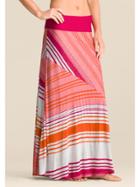 Calypso Bias Maxi Skirt By Pink Lotus