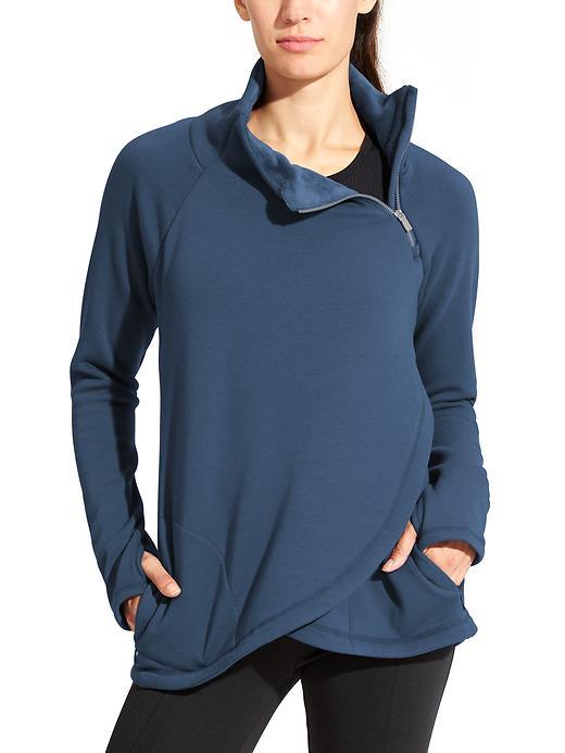Athleta Womens Cozy Karma Pullover Size L - Iron Blue