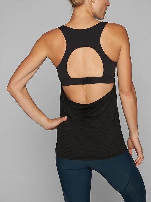 Athleta Womens Sculptek Support Tank Black Size S