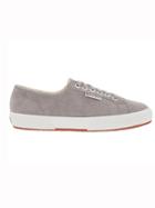Athleta Womens 2750 Shearling Sneaker By Superga Grey Suede Size 10