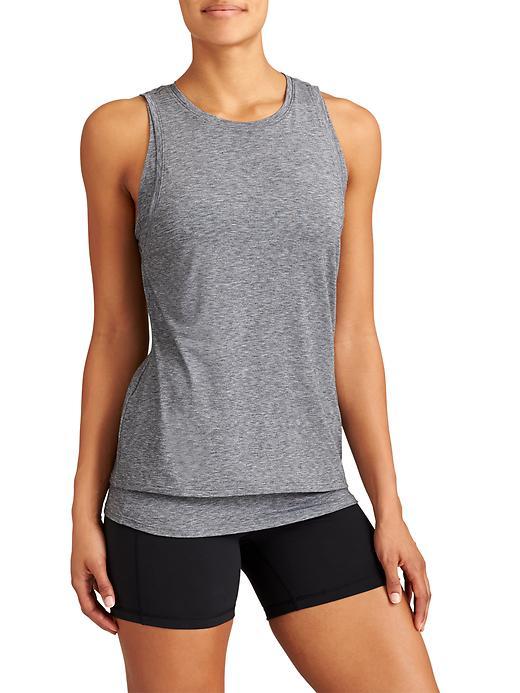 Athleta Womens Essence Double Tank Size 1x Plus - Navy Heather