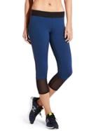 Athleta Womens Mesh Capri Size L - Estate Blue