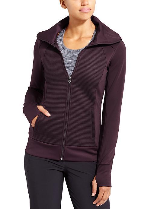 Athleta Womens Stretch &amp; Release Jacket Size L - Wild Raisin