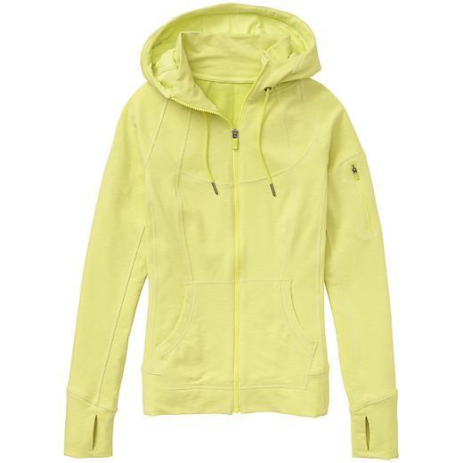 Athleta Slub Strength Hoodie - Light Aloha Yellow Heather