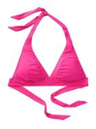 Athleta Womens Shirrendipity Halter Bikini Top Size L - Paradise Pink