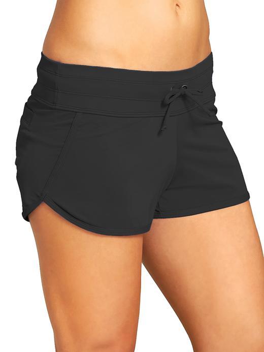 Athleta Womens Kata Swim Short Size M - Black