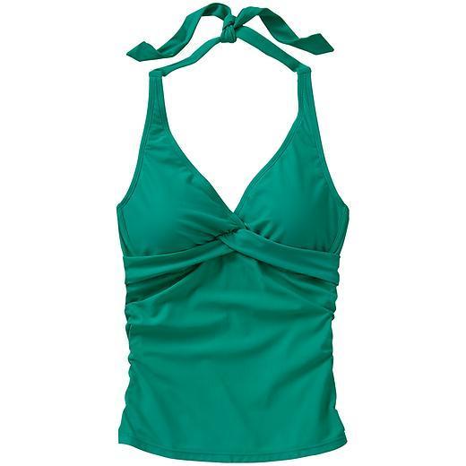 Athleta Tara Halter Tankini - Peridot Green