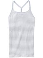 Athleta Up-tempo Stripe Tank - White/slate Heather