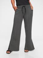 Athleta Womens Sierra Wide Leg Pant Charcoal Grey Heather Size Xxs