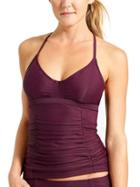 Athleta Womens Smocked Tankini Size 32b/c - Wild Bloom