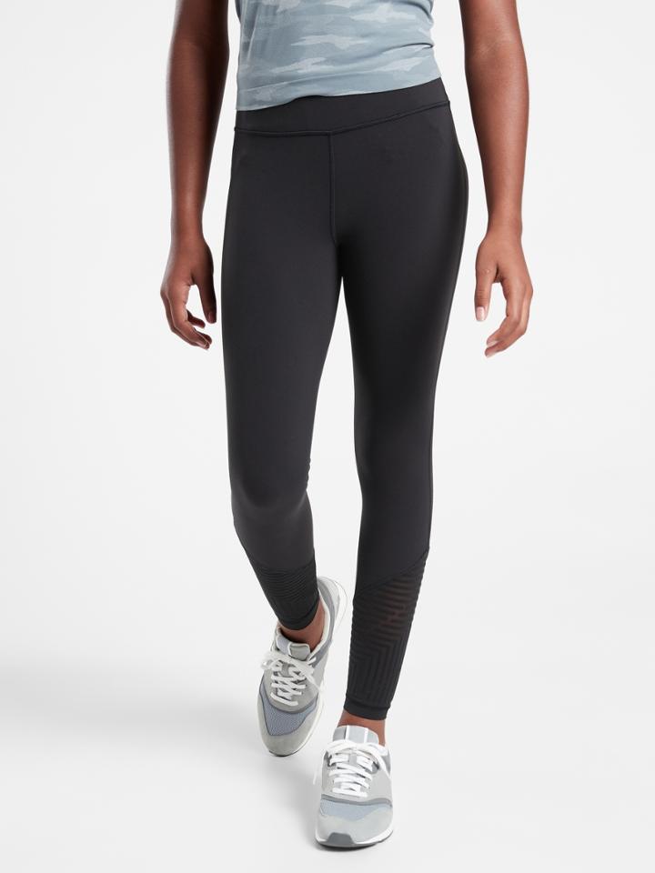 Athleta Girl High Rise Flocked Chit Chat Tight