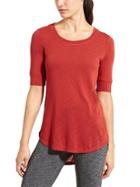 Athleta Womens Breezy Tee Size L - Red Chili