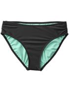 Athleta Womens Shirred Full Tide Bottom Size Xs - Black