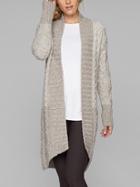 Athleta Womens Wool Cashmere Cable Wrap Foxtail Taupe Heather Size Xxs