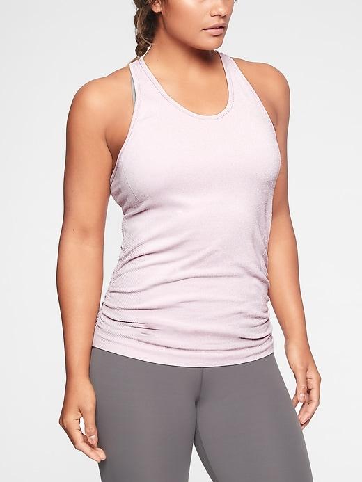 Athleta Womens Shine Speedlight Tank Soft Lilac Size L